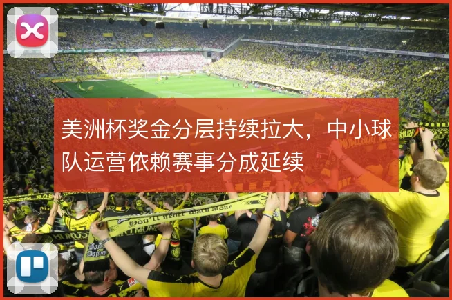 美洲杯奖金分层持续拉大，中小球队运营依赖赛事分成延续